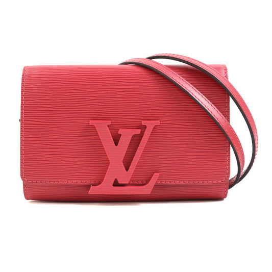 Louis Vuitton Pink Epi Leather Clutch Bag Pochette Shoulder Bag ()