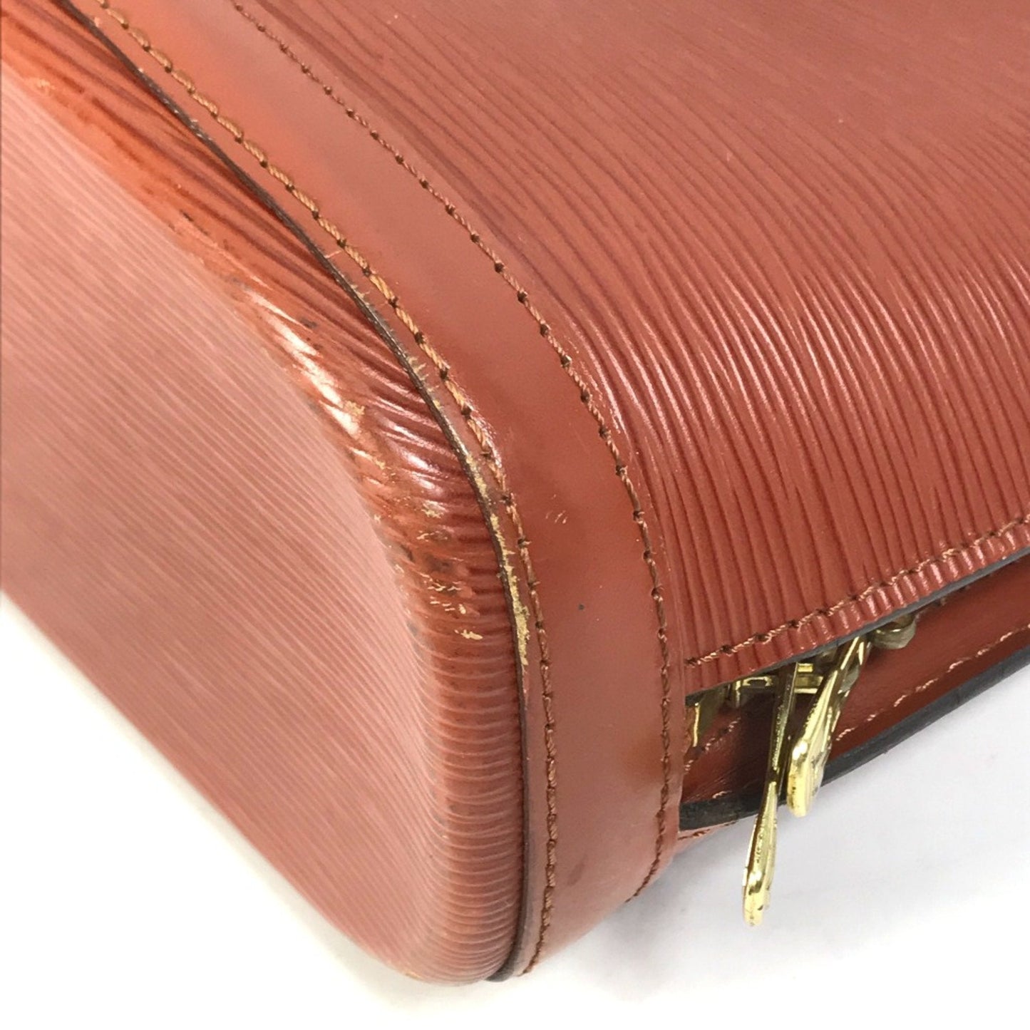 Louis Vuitton Brown Leather Shoulder Bag