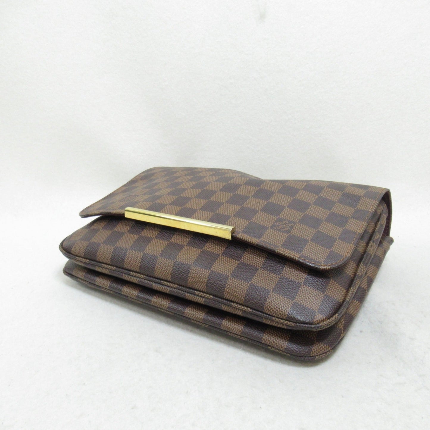 Louis Vuitton Brown Coated Canvas Damier Azur Pvc Shoulder Bag