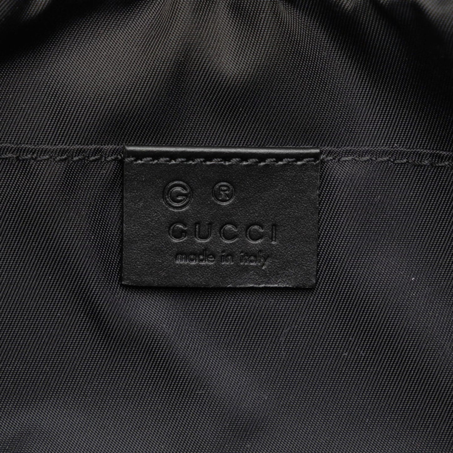 Gucci Sherry Line Black Red Color Canvas Pouch Sling Bag