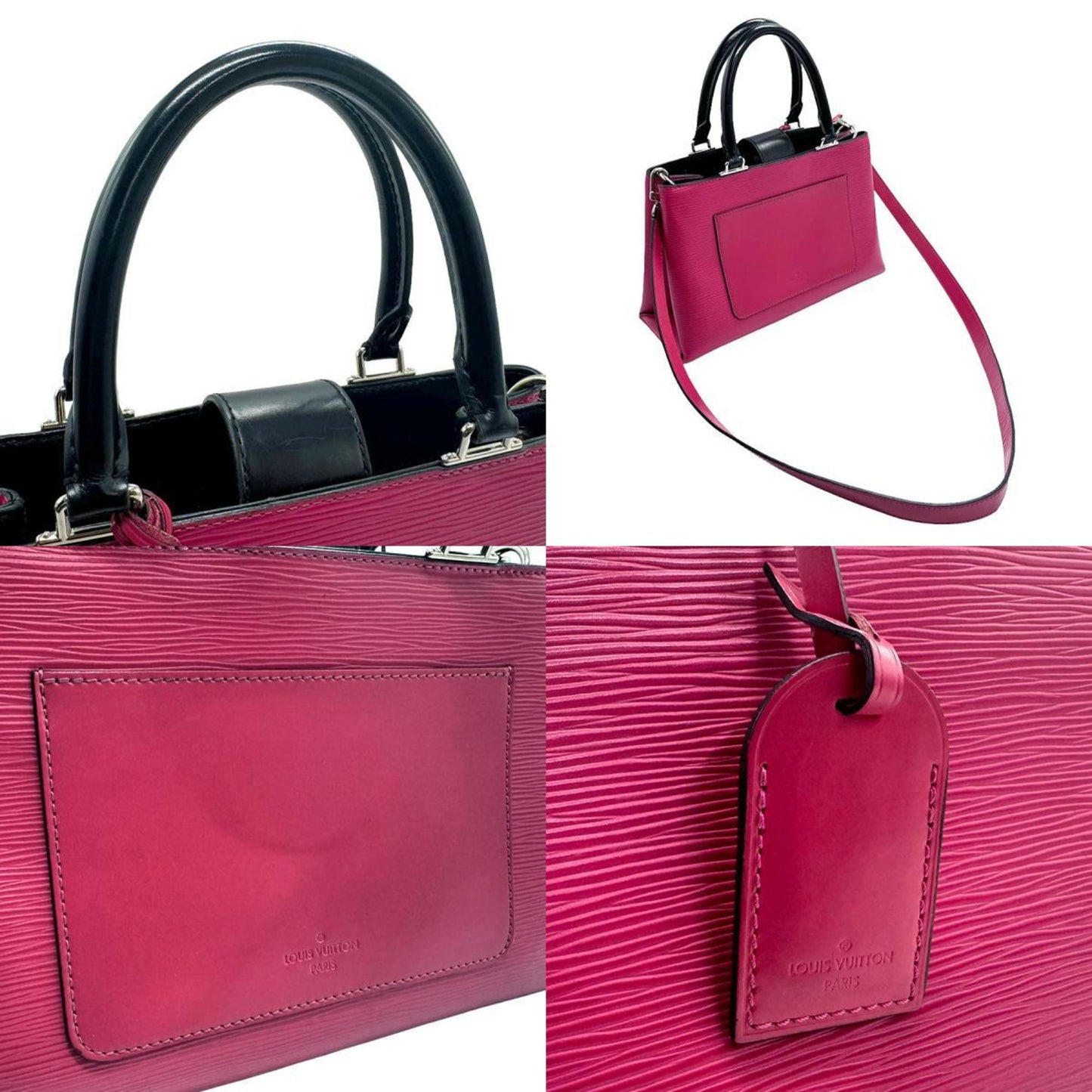 Louis Vuitton Hot Pink Epi Leather Handbag Shoulder Bag