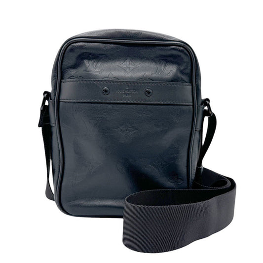 Louis Vuitton Black Leather Shoulder Bag ()