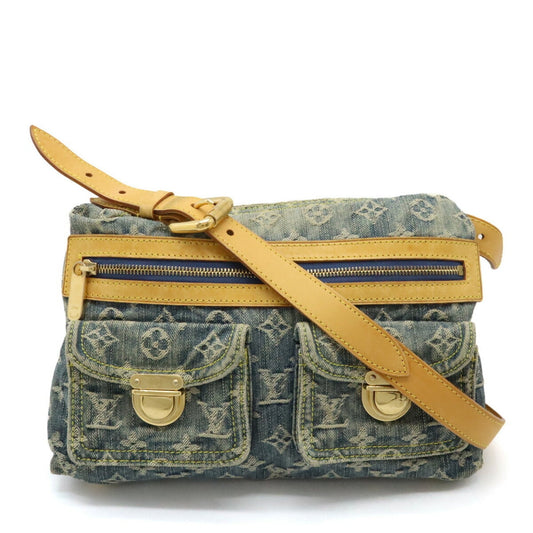 Louis Vuitton Blue Monogram Denim Shoulder Bag ()