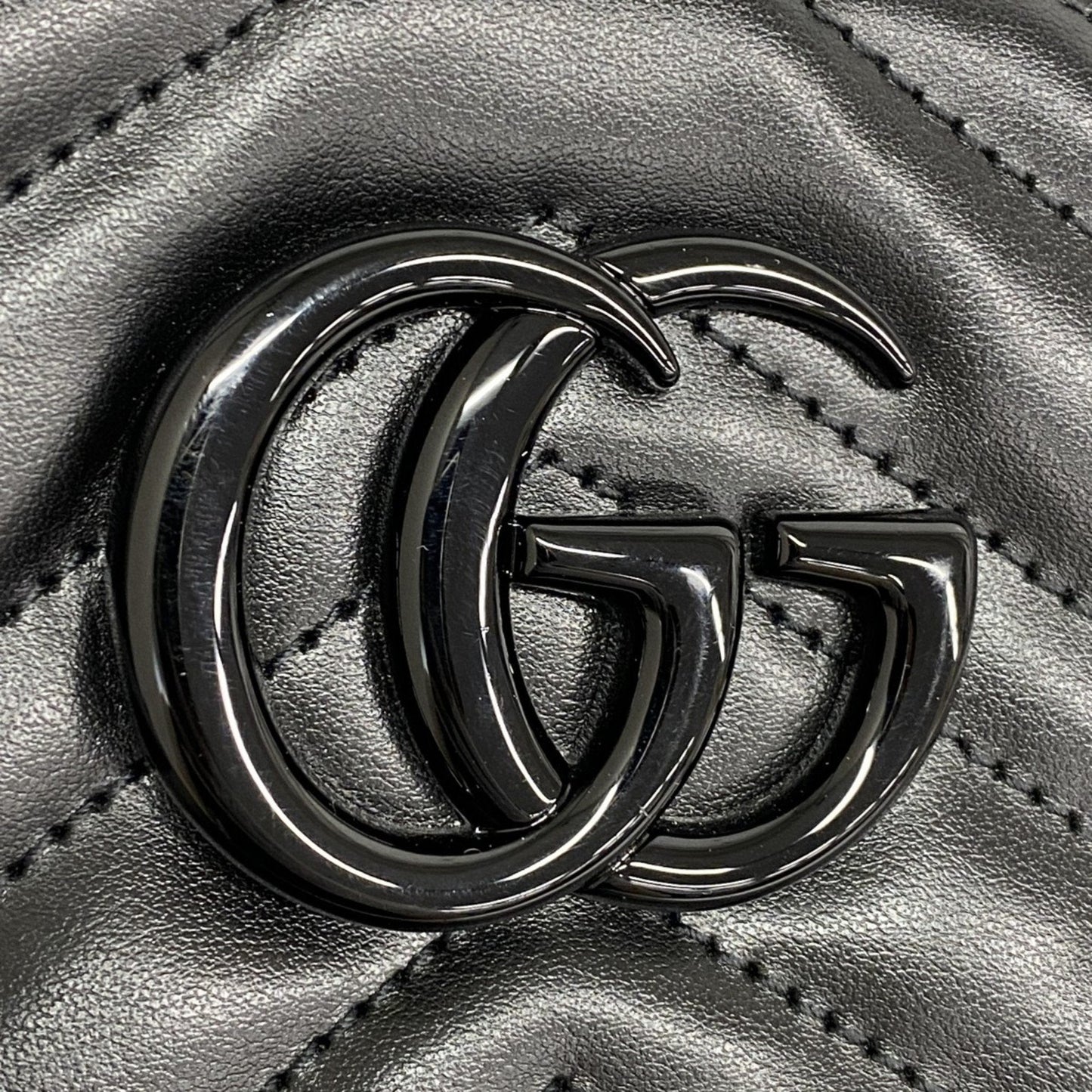 Gucci Black Leather Shoulder Bag