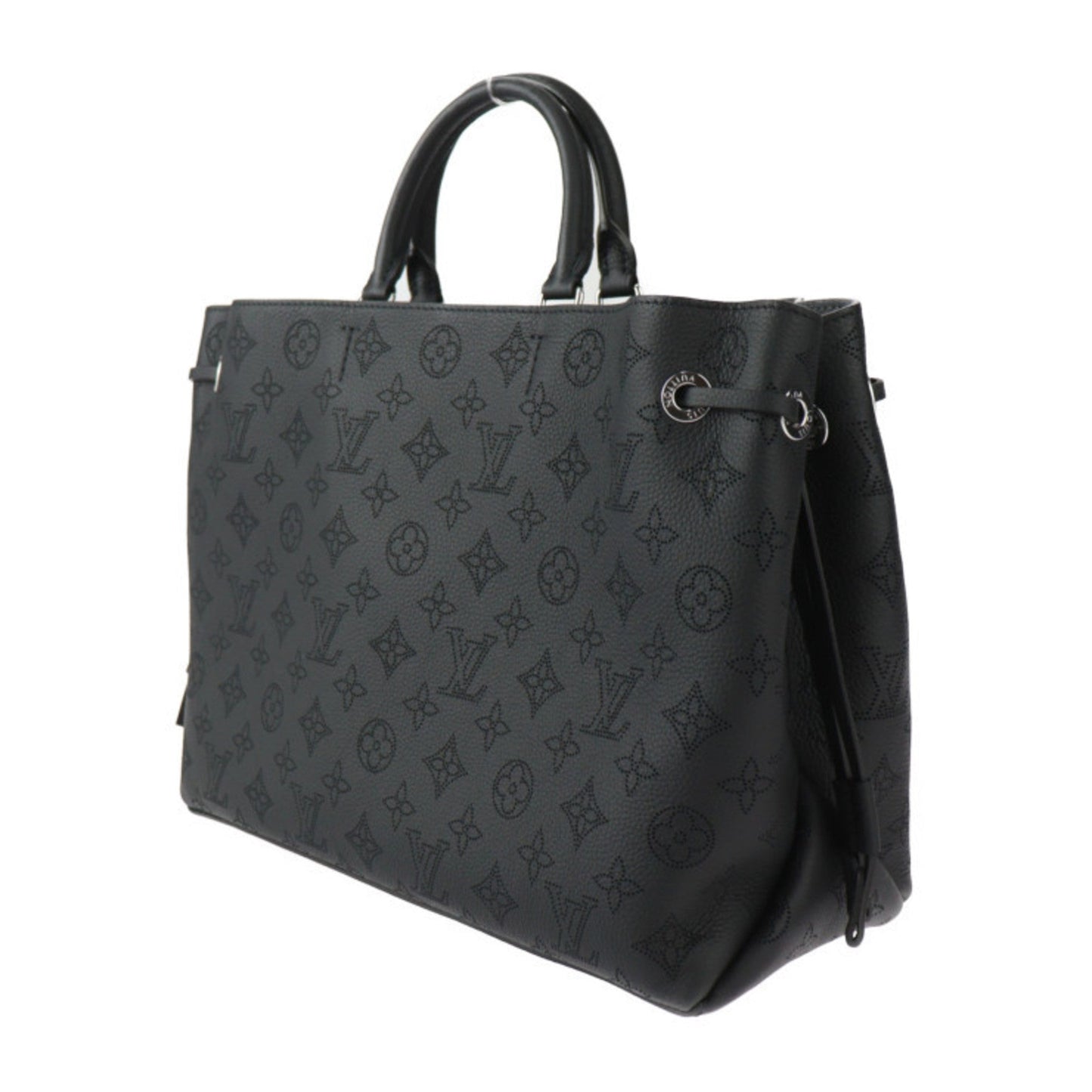Louis Vuitton Black Mahina Leather Leather Handbag Shoulder Bag Tote Bag