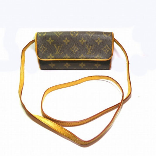 Louis Vuitton Brown Clutch Bag Pochette Shoulder Bag ()