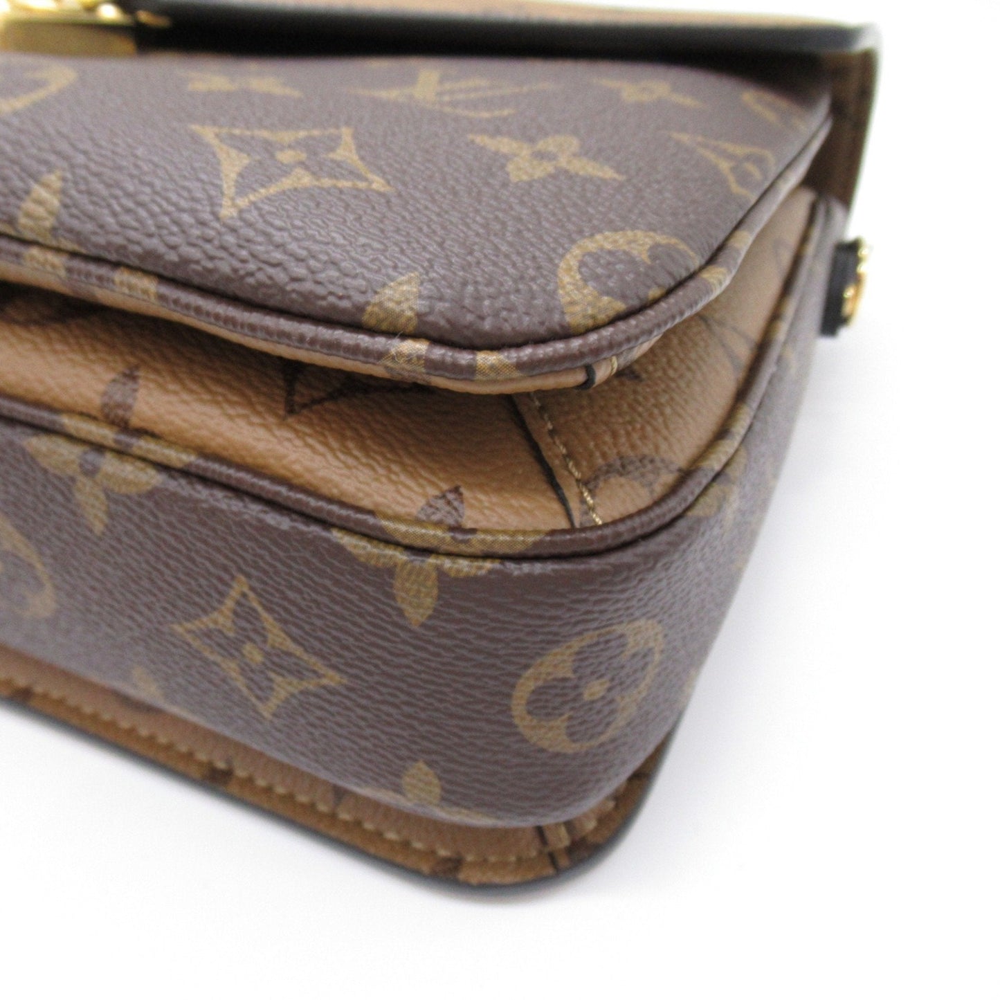 Louis Vuitton Brown Monogram Reverse Coated Canvas Pochette Shoulder Bag
