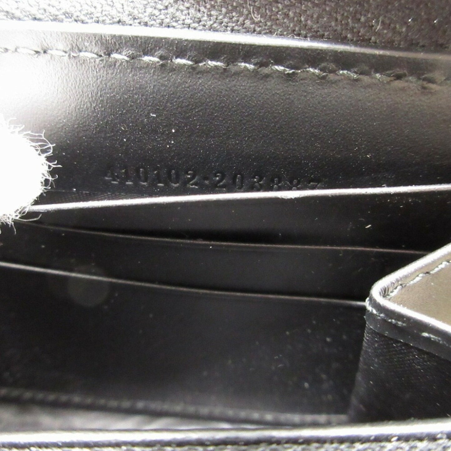 Gucci Black Leather Long Wallet (Bi-Fold)