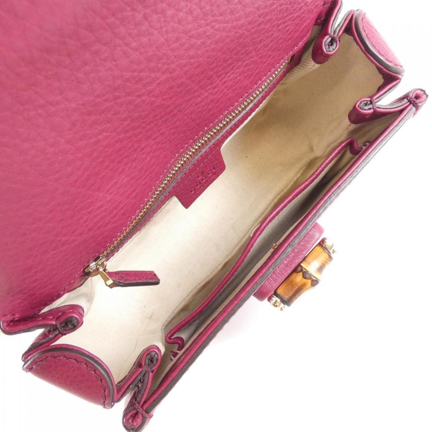 Gucci Bordeaux Leather Handbag