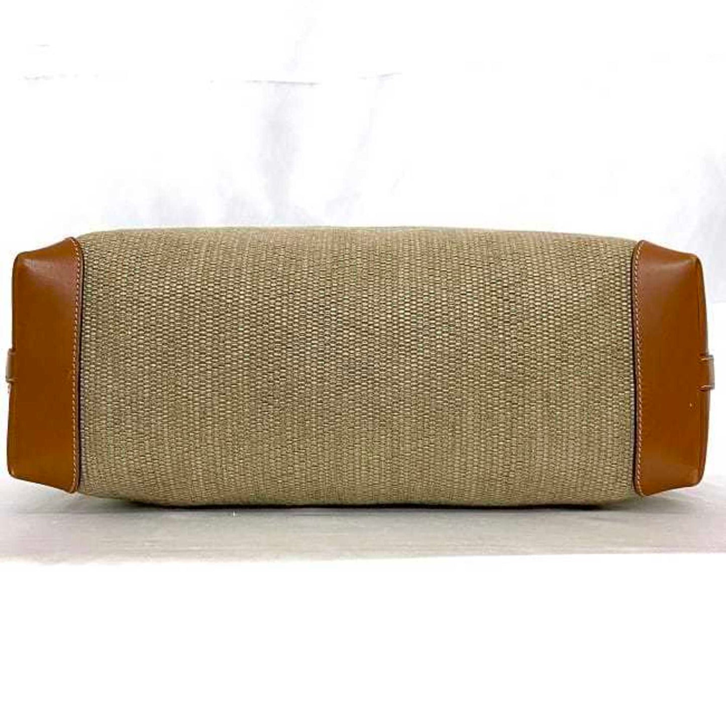 Gucci Beige Brown Leather Tote Bag
