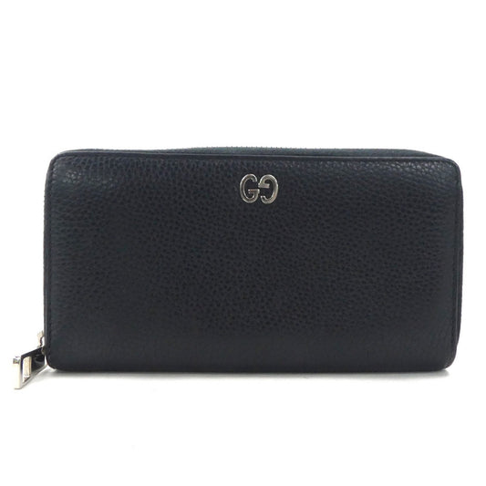 Gucci Black Leather Long Wallet (Bi-Fold) ()