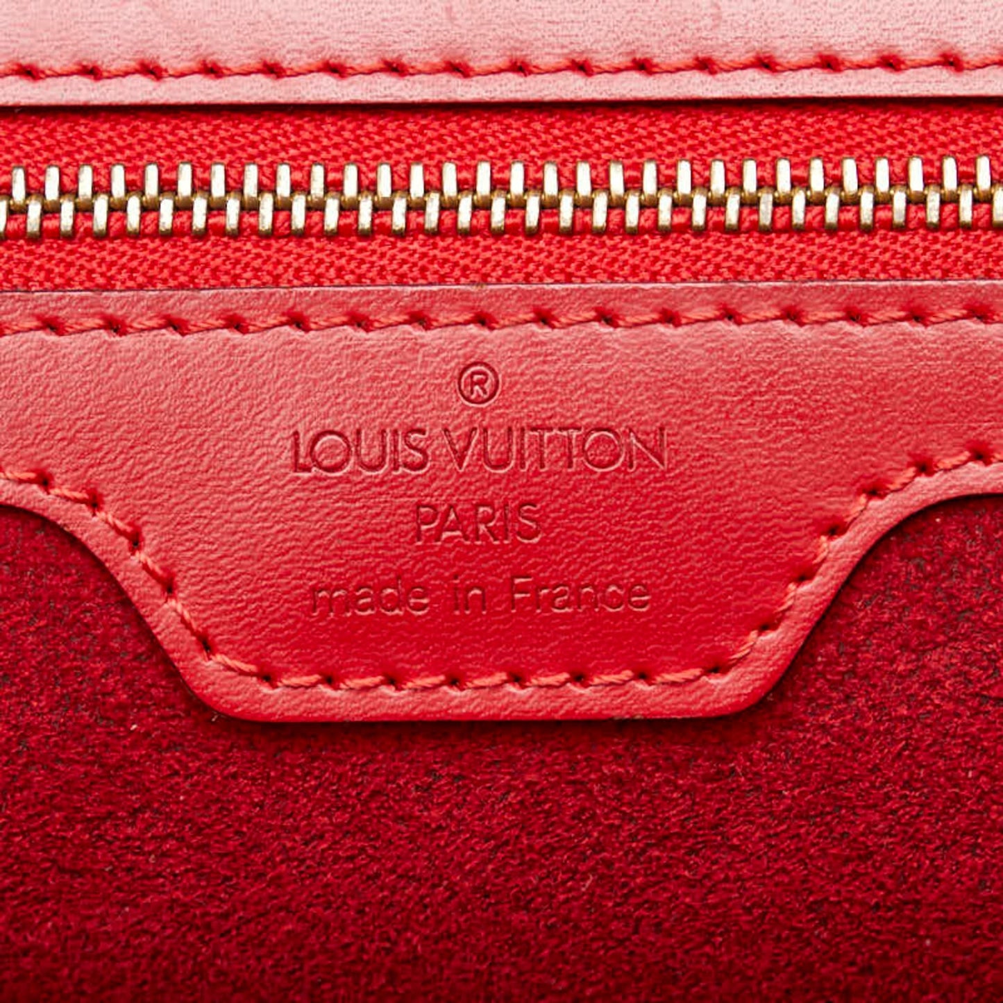 Louis Vuitton Castilian Red Epi Leather Shoulder Bag Tote Bag