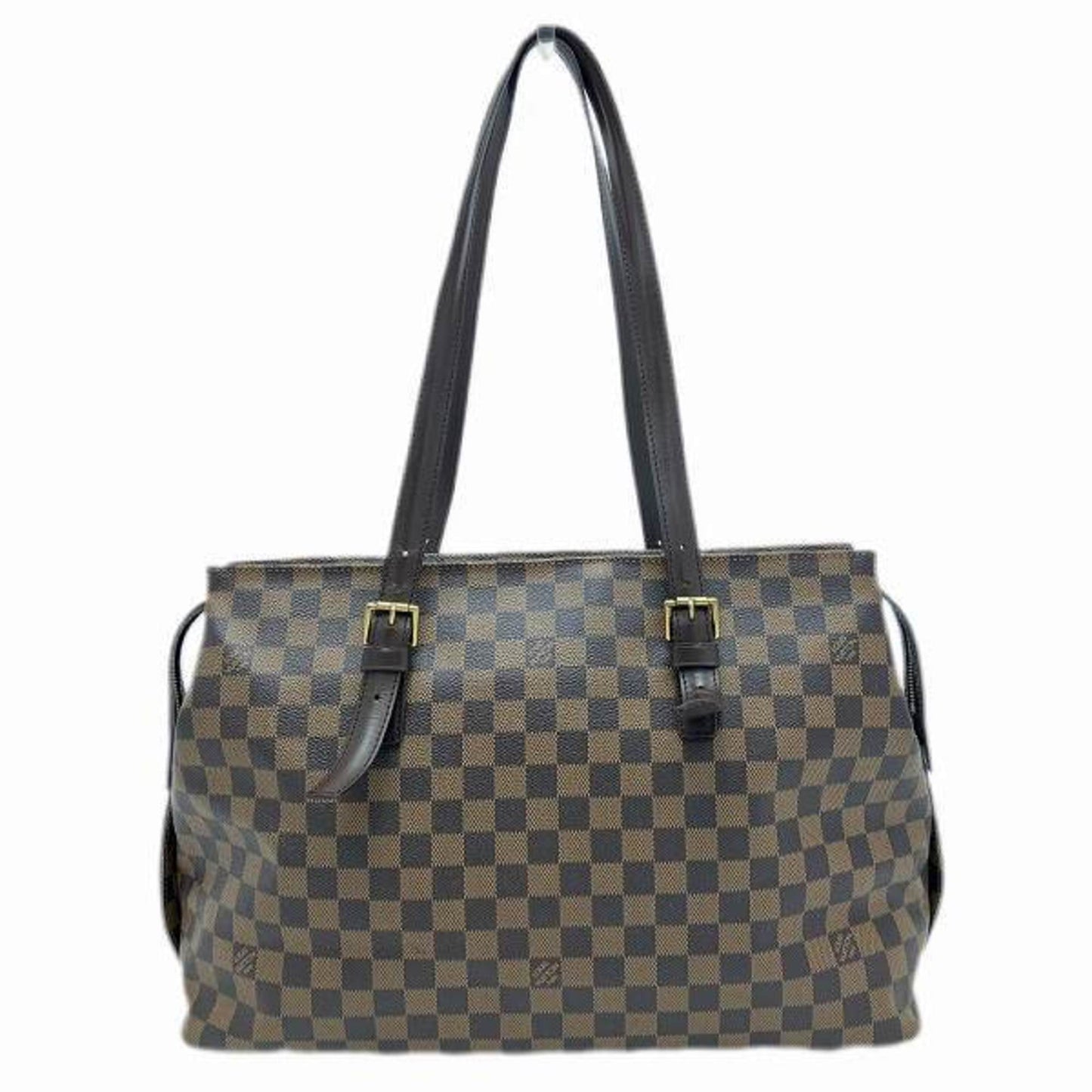 Louis Vuitton Brown Damier Canvas Galle Shoulder Bag Tote Bag