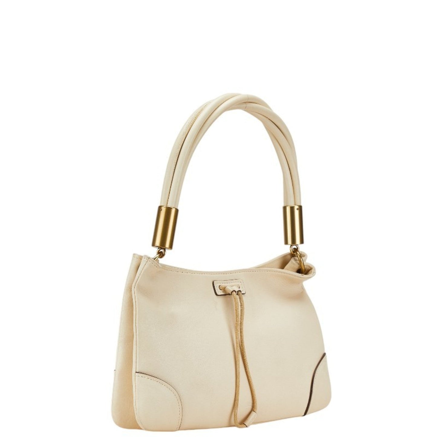 Gucci White Leather Shoulder Bag