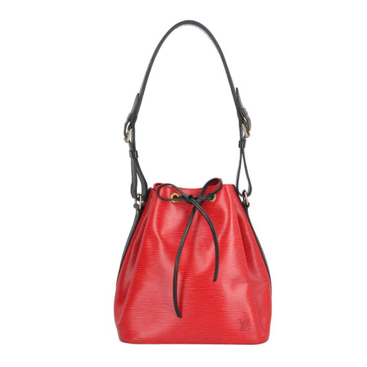 Louis Vuitton Black Red Color Epi Leather Shoulder Bag ()