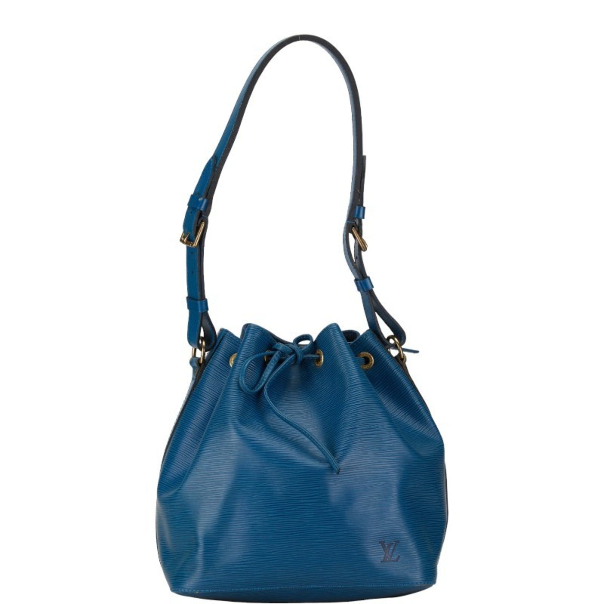 Louis Vuitton Toledo Blue Leather Shoulder Bag ()