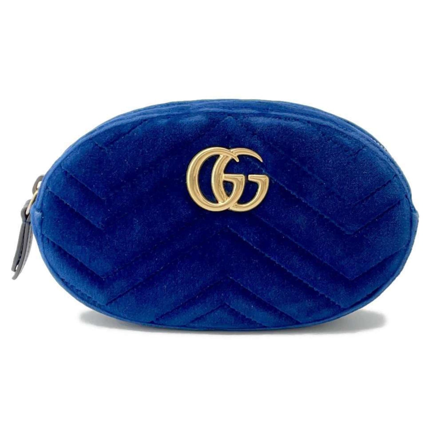 Gucci Blue Leather Sling Bag ()