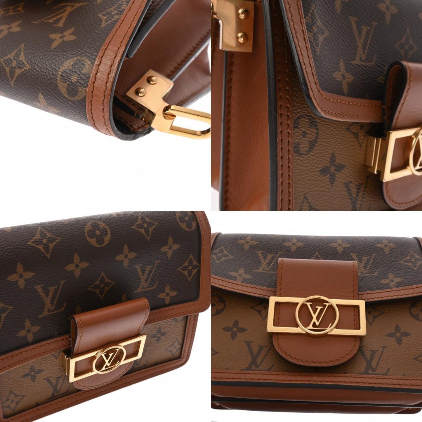 Louis Vuitton Brown Monogram Canvas Shoulder Bag
