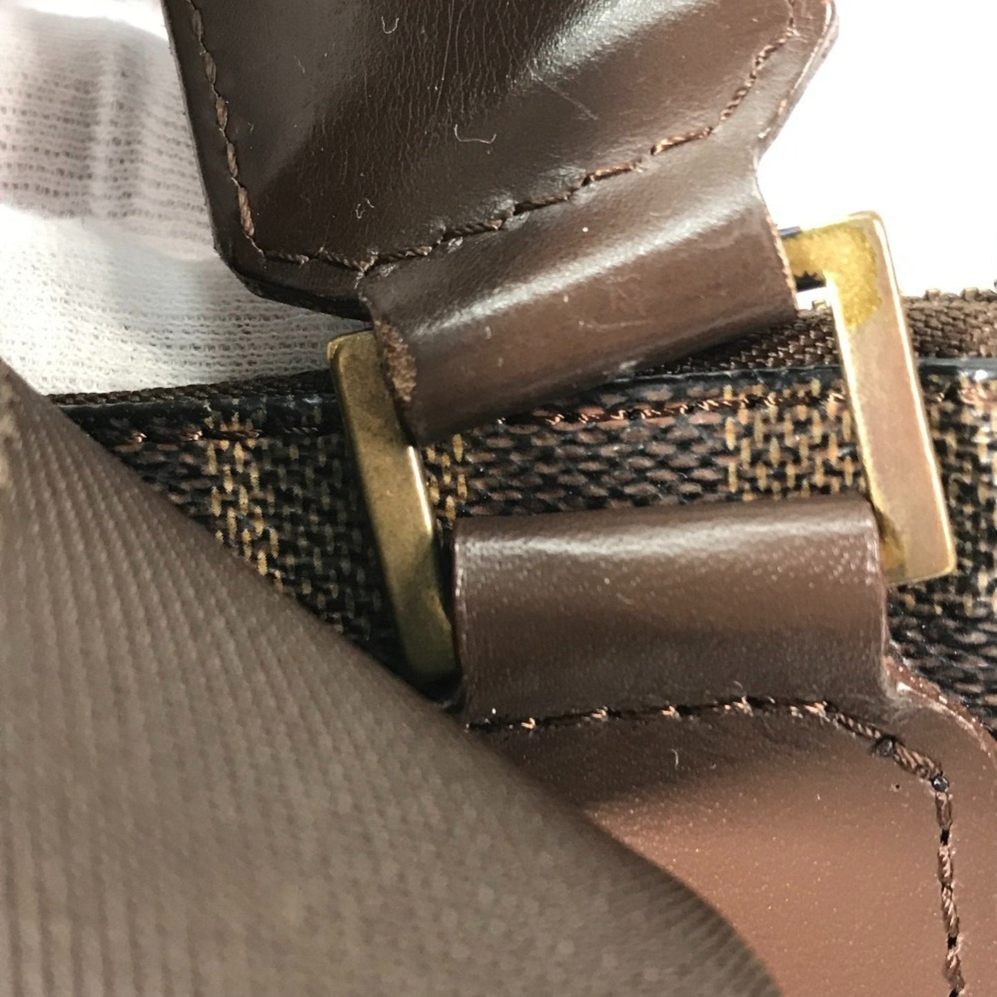 Louis Vuitton Brown Ebene Damier Canvas Pochette Shoulder Bag