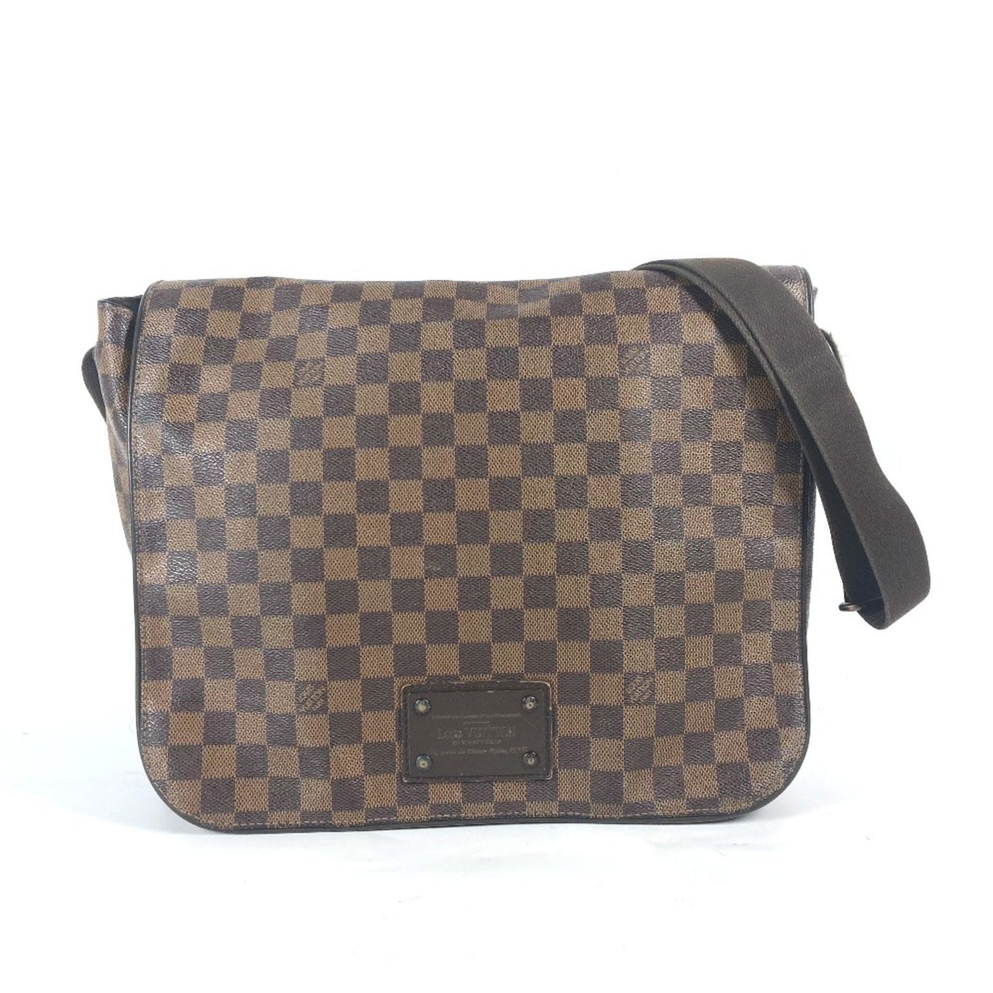 Louis Vuitton Brown Ebene Damier Canvas Messenger Bag Shoulder Bag ()