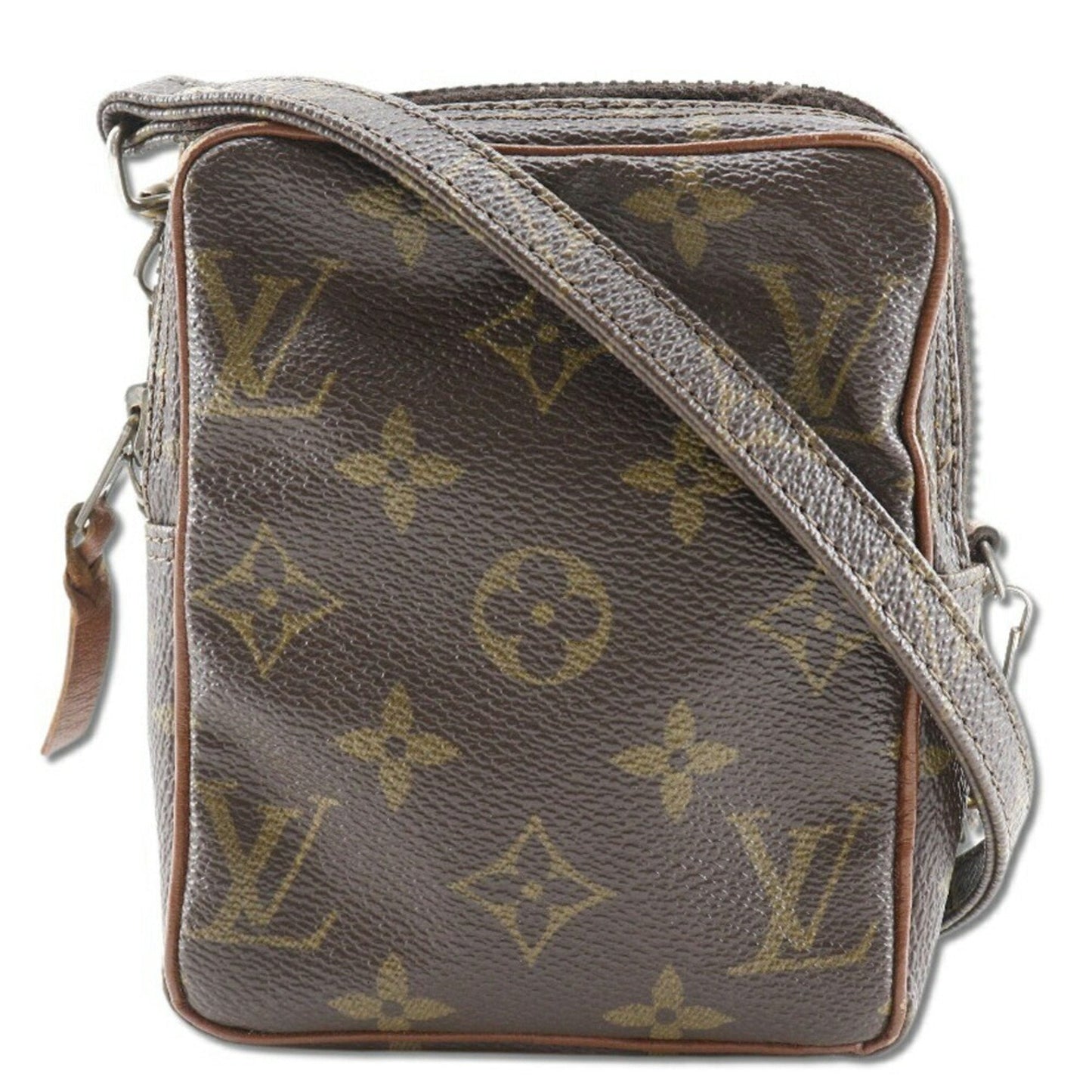 Louis Vuitton Brown Monogram Canvas Shoulder Bag ()