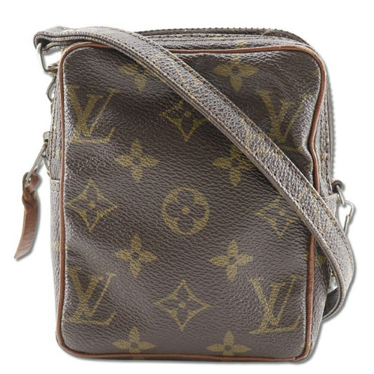 Louis Vuitton Brown Monogram Canvas Shoulder Bag ()