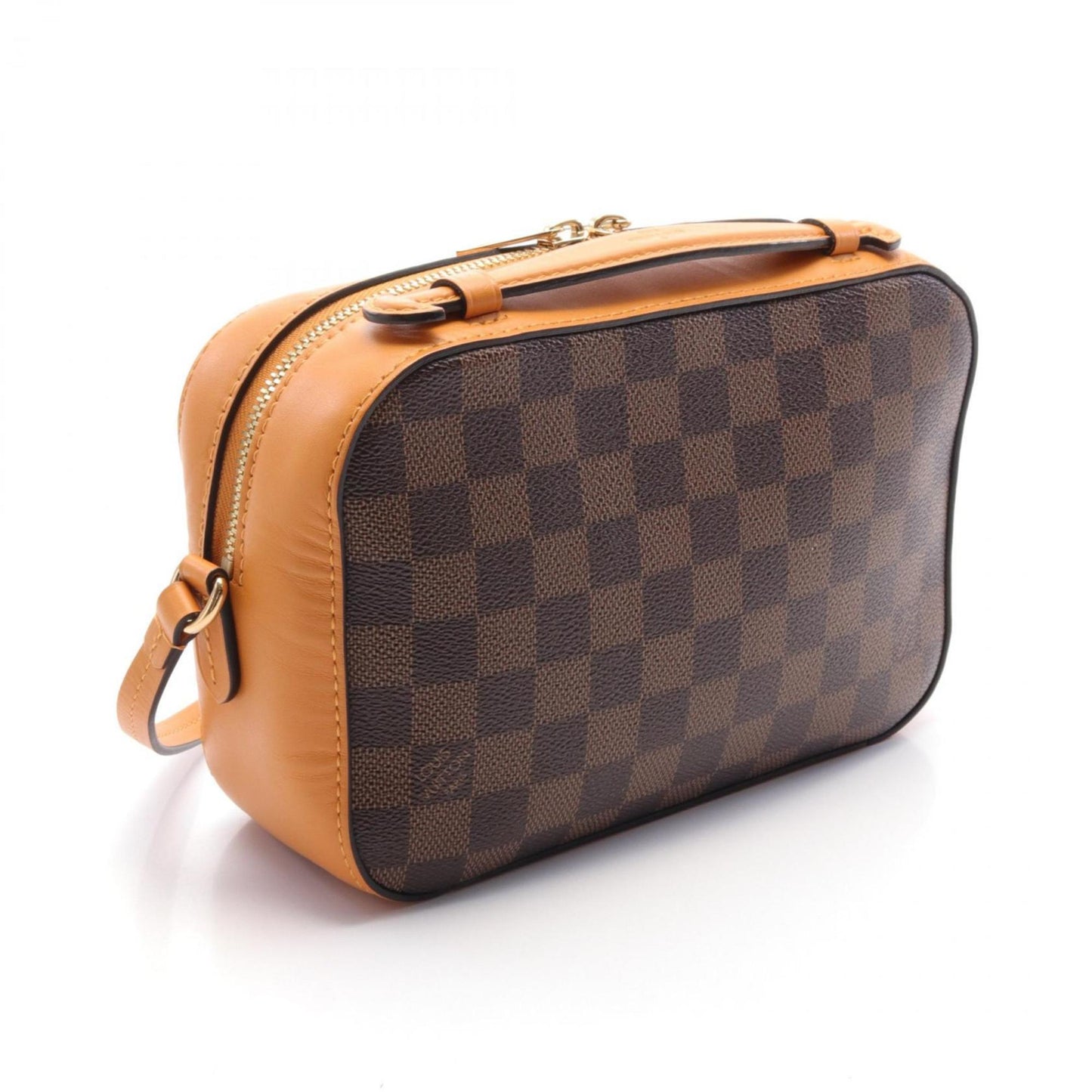Louis Vuitton Brown Yellow Pvc Shoulder Bag