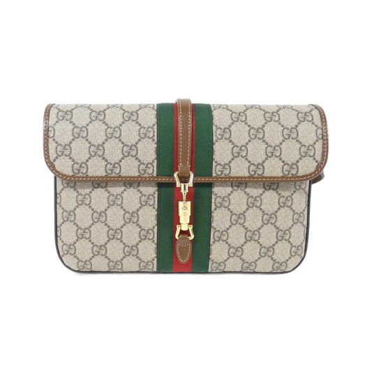 Gucci Beige Brown Gg Supreme Shoulder Bag ()