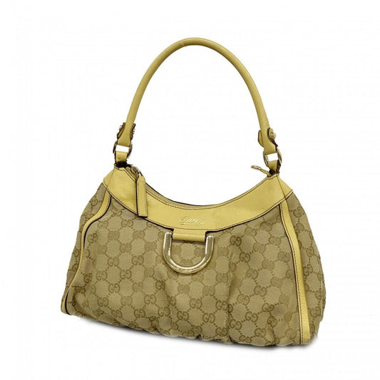 Gucci Brown Canvas Shoulder Bag ()