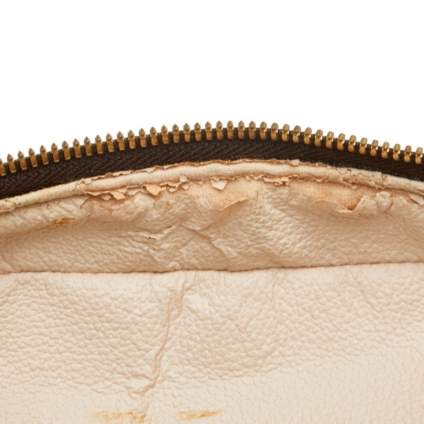 Louis Vuitton Brown Pvc Leather Handbag Shoulder Bag