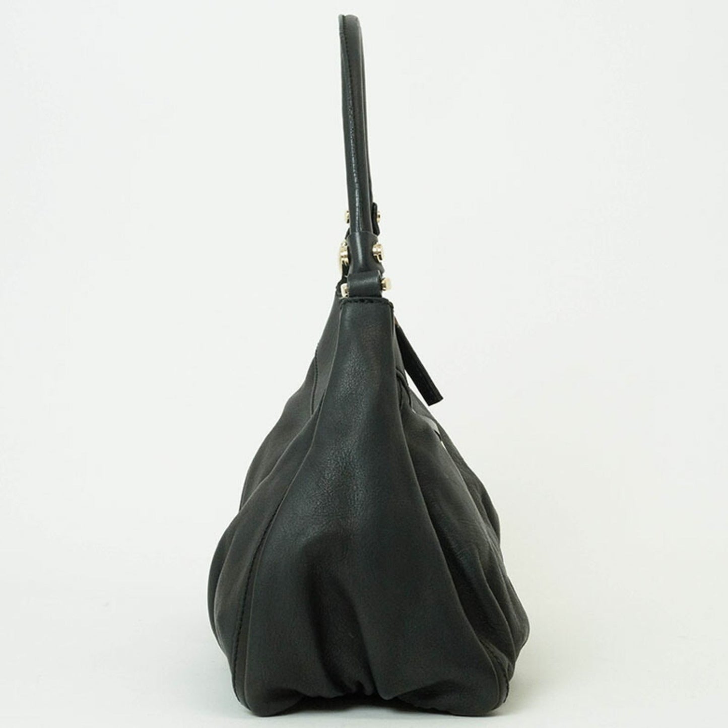 Gucci Abbey Black Leather Shoulder Bag