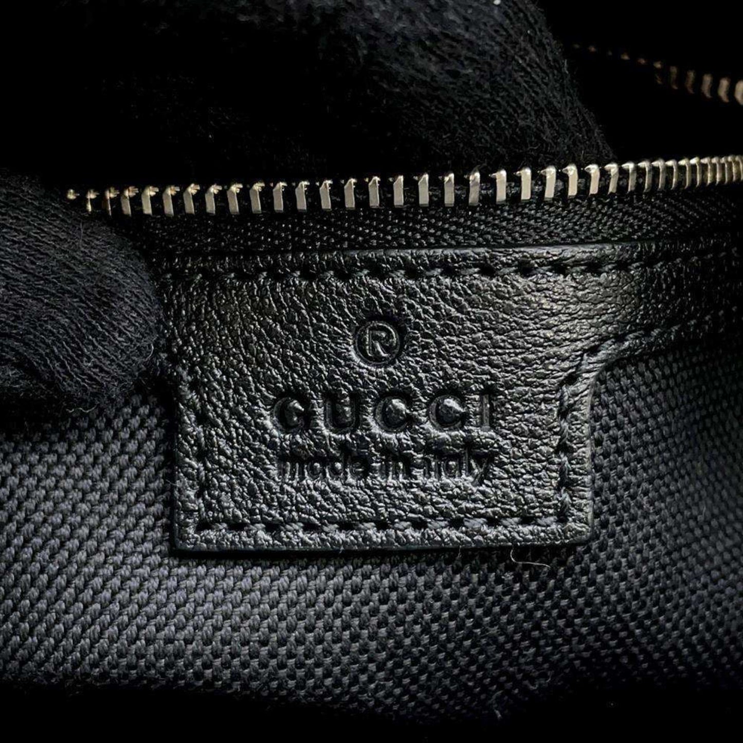 Gucci Black Leather Shoulder Bag Tote Bag