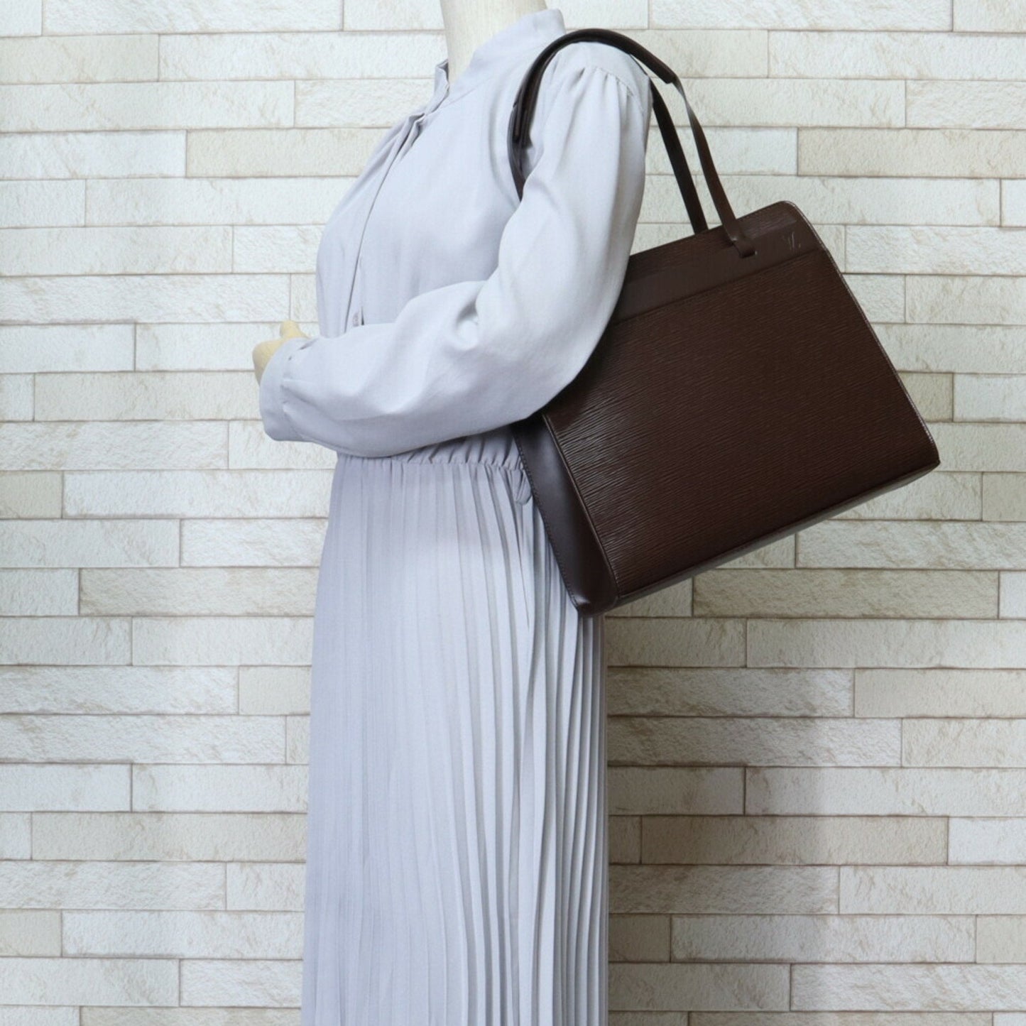 Louis Vuitton Brown Epi Leather Shoulder Bag