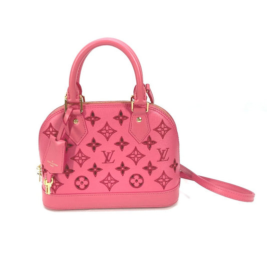 Louis Vuitton Pink Leather Shoulder Bag ()