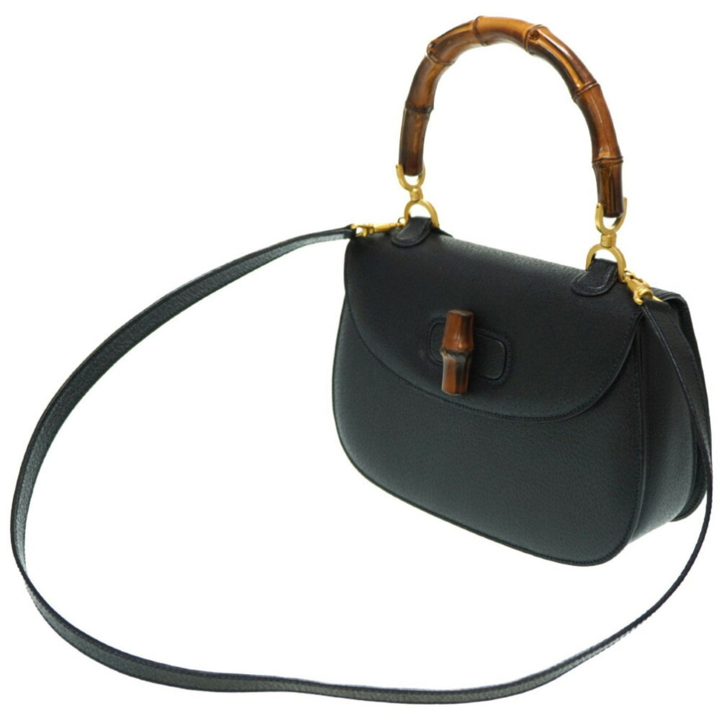 Gucci Gold Leather Handbag