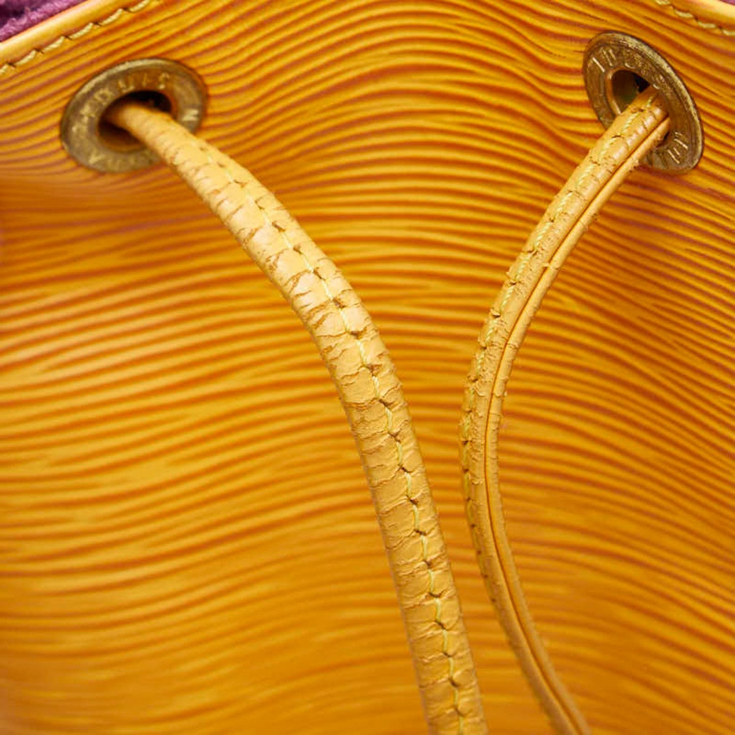 Louis Vuitton Yellow Leather Shoulder Bag