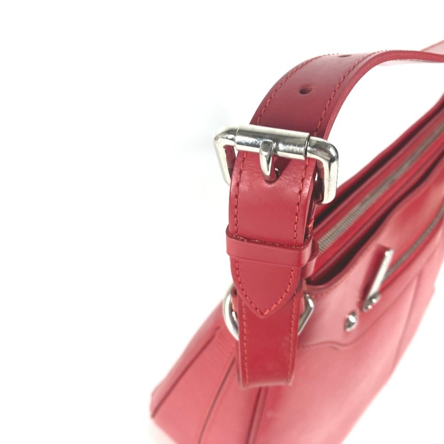 Louis Vuitton Castilian Red Red Color Epi Leather Shoulder Bag