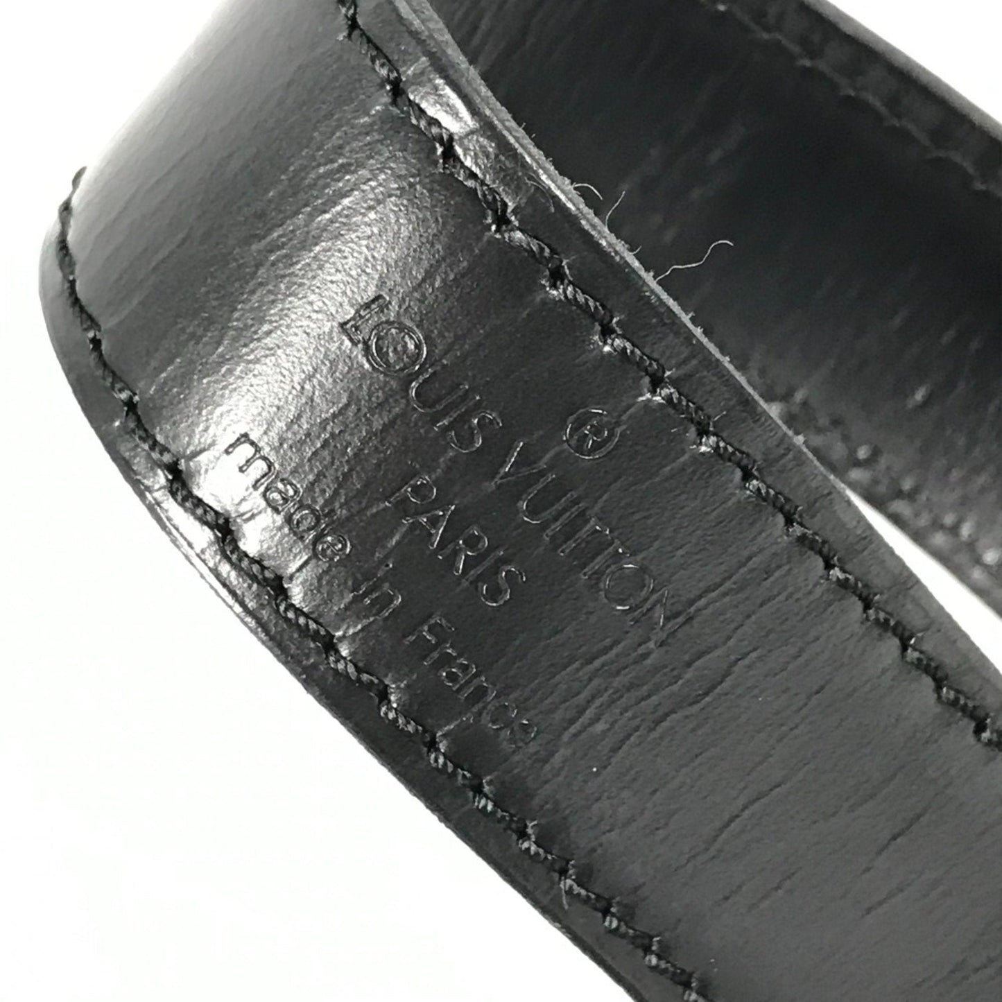 Louis Vuitton Black Leather Shoulder Bag