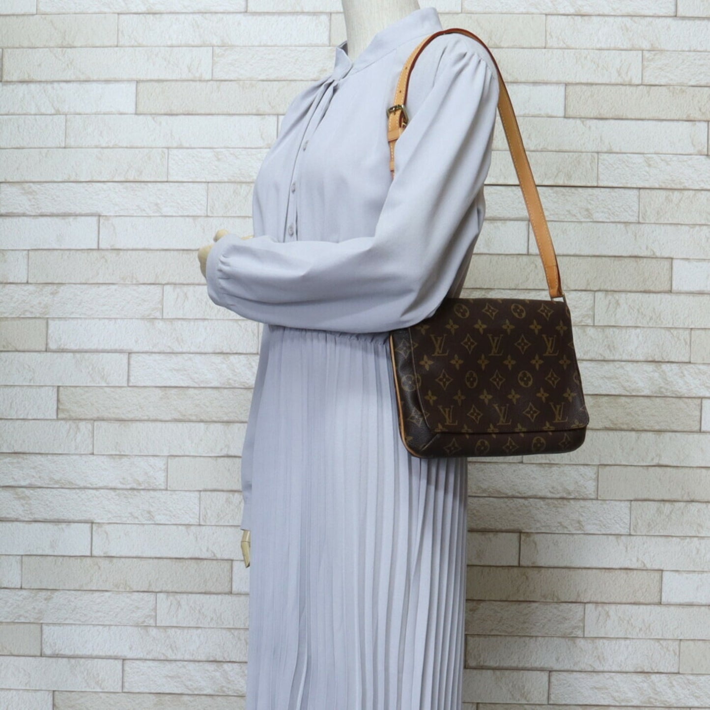 Louis Vuitton Brown Monogram Shoulder Bag