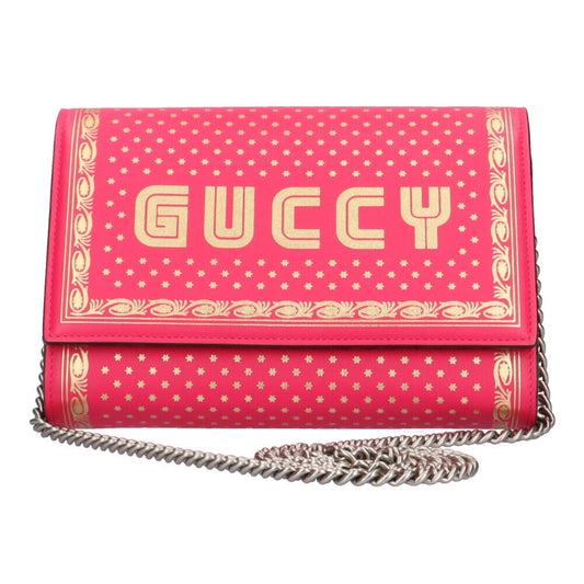 Gucci Daily Pink Leather Shoulder Bag ()