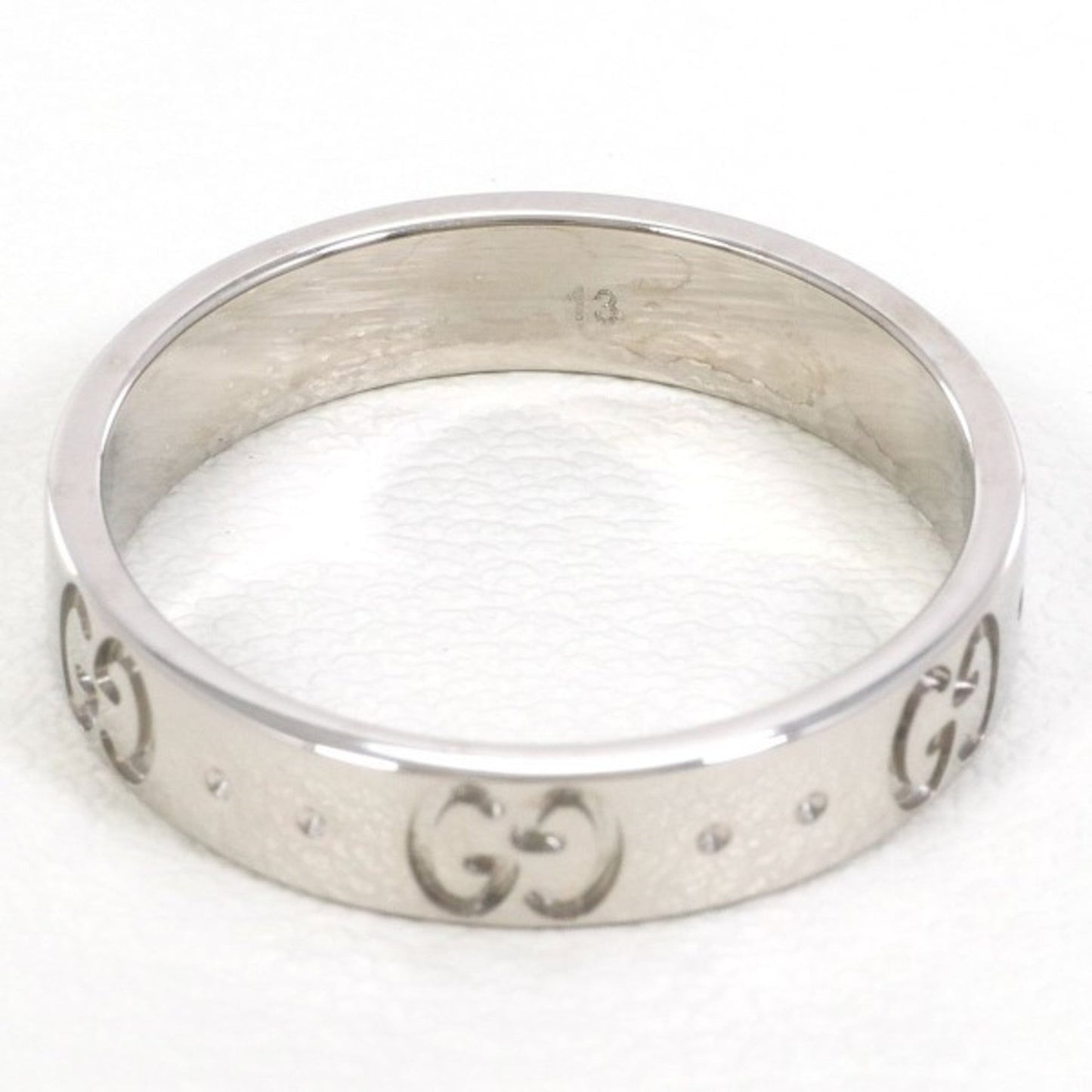 Gucci White Gold White Gold (18K) Band Ring