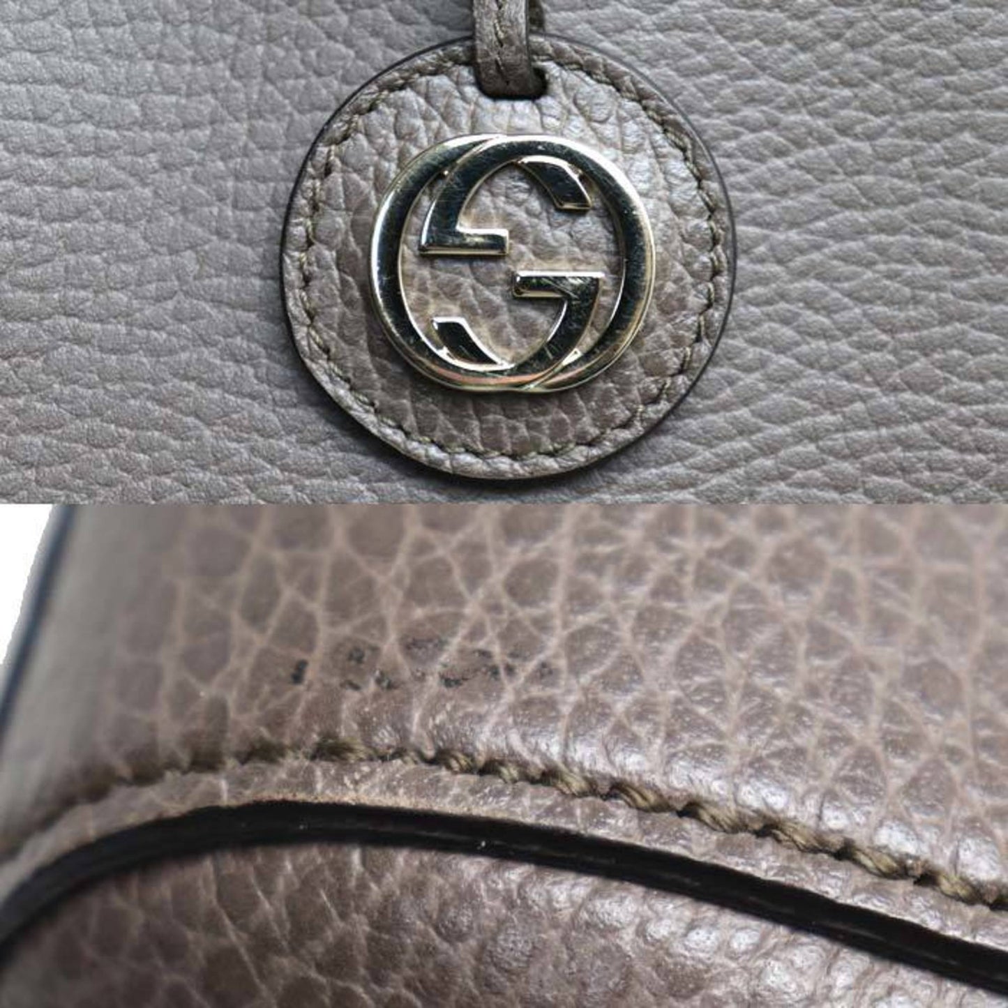 Gucci Dark Brown Leather Shoulder Bag
