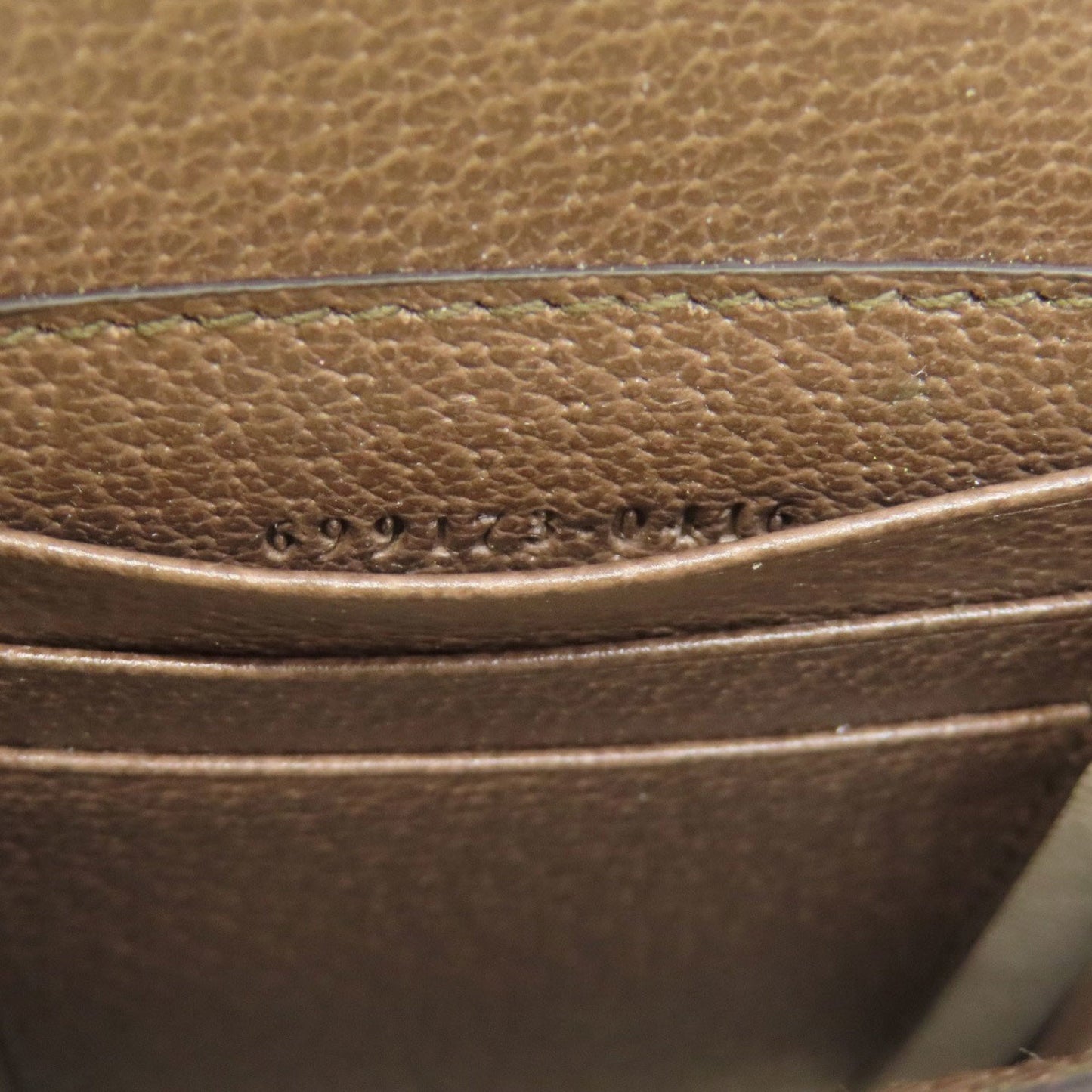 Gucci Beige Brown Pvc Shoulder Bag