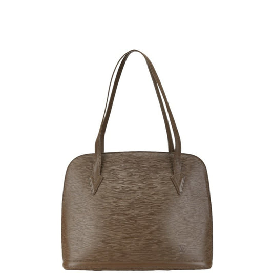 Louis Vuitton Epi Pepper (Poivre) Leather Shoulder Bag Tote Bag ()