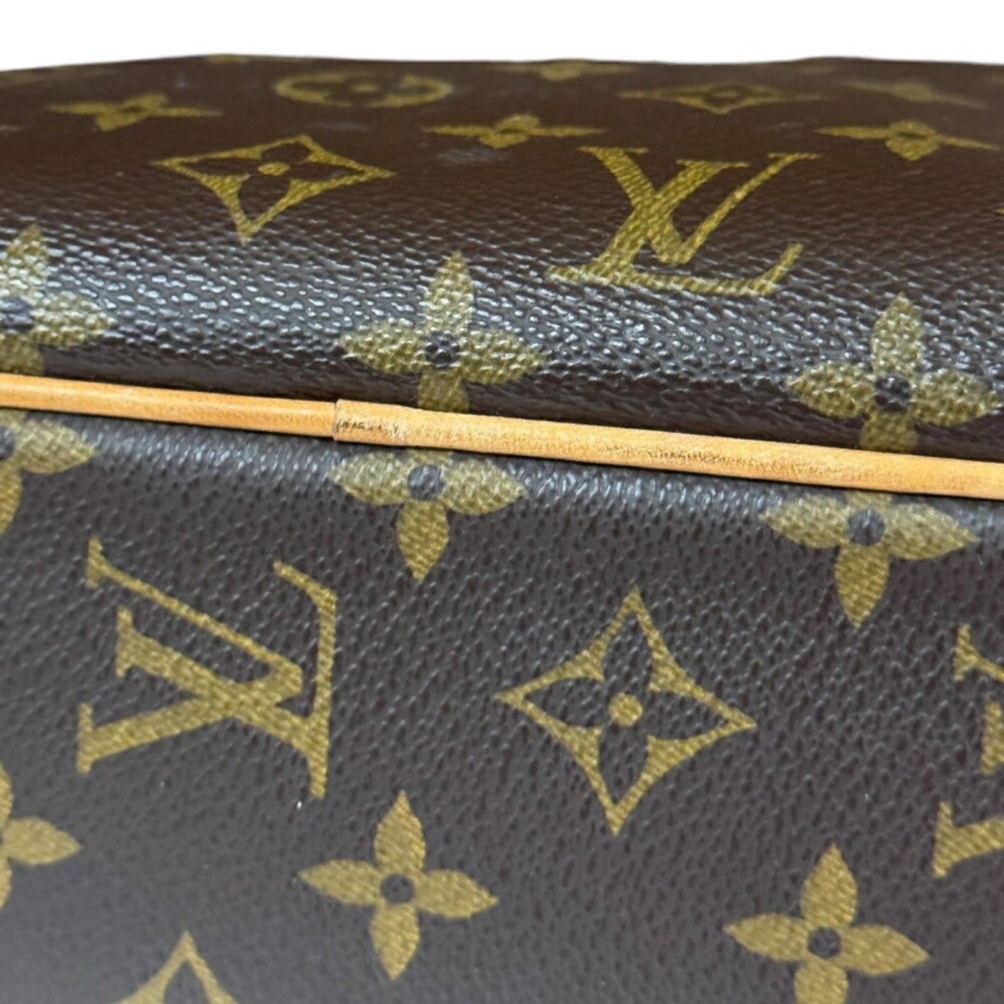 Louis Vuitton Brown Monogram Canvas Shoulder Bag
