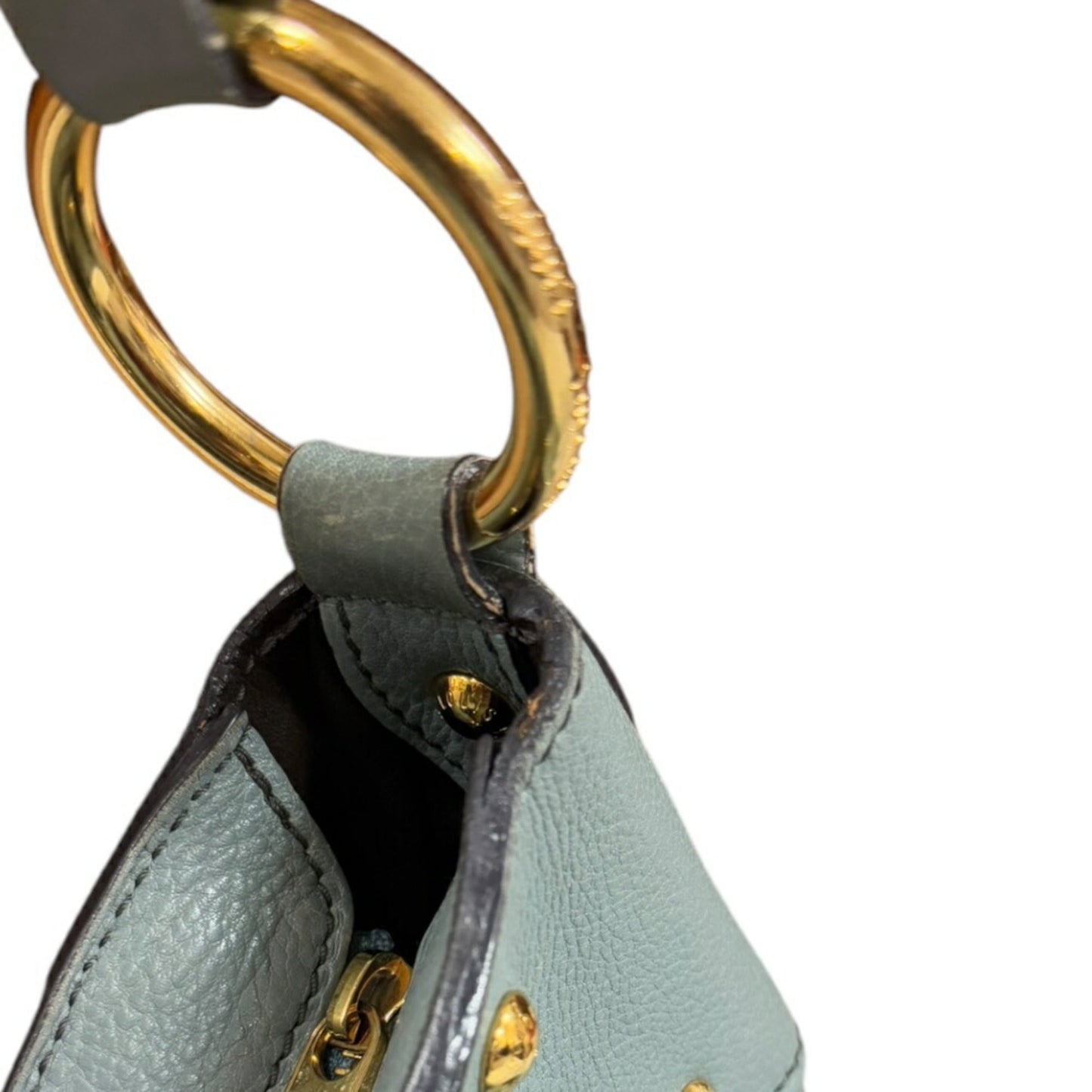 Louis Vuitton Blue Blue Ciel Mahina Leather Monogram Shoulder Bag