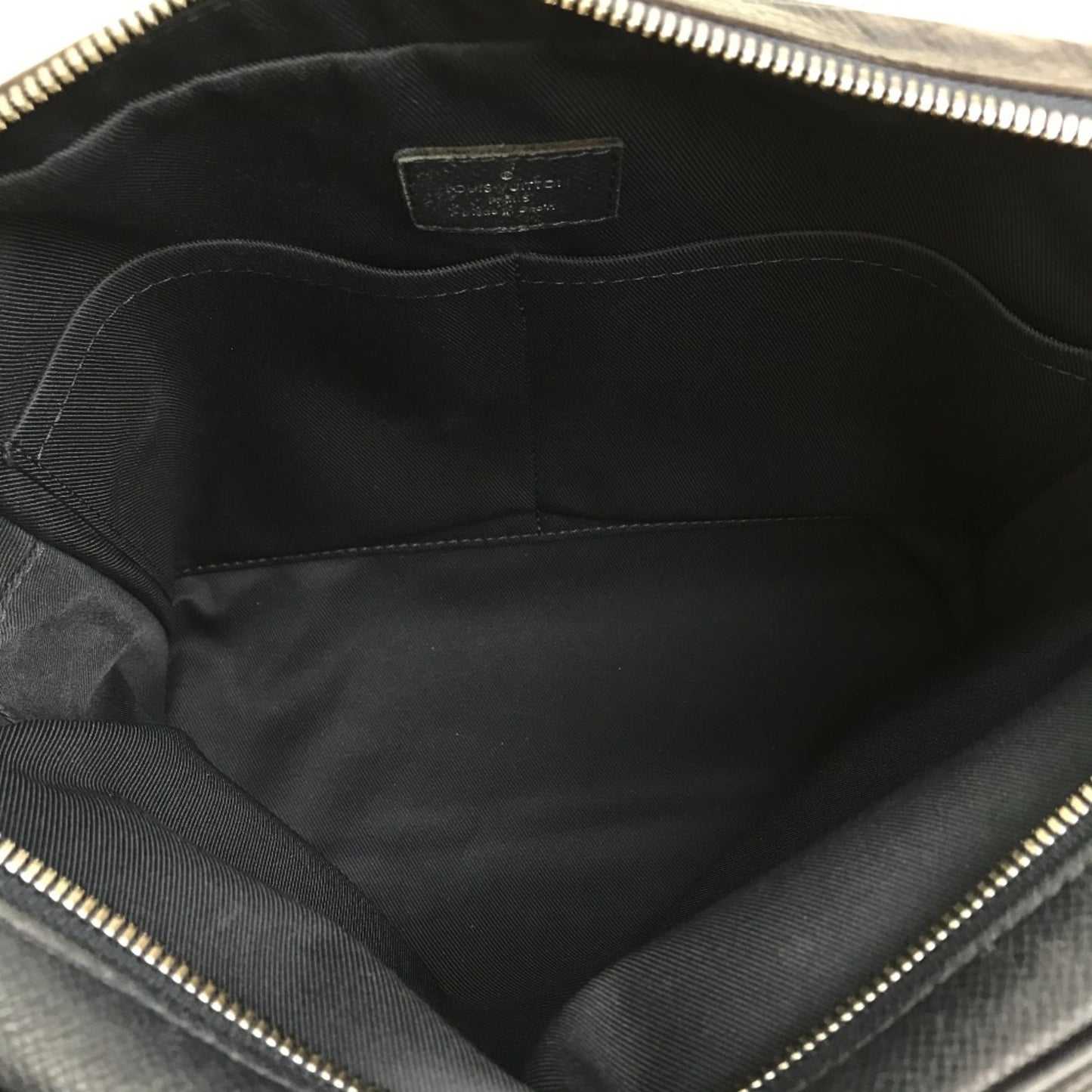 Louis Vuitton Navy Leather Shoulder Bag