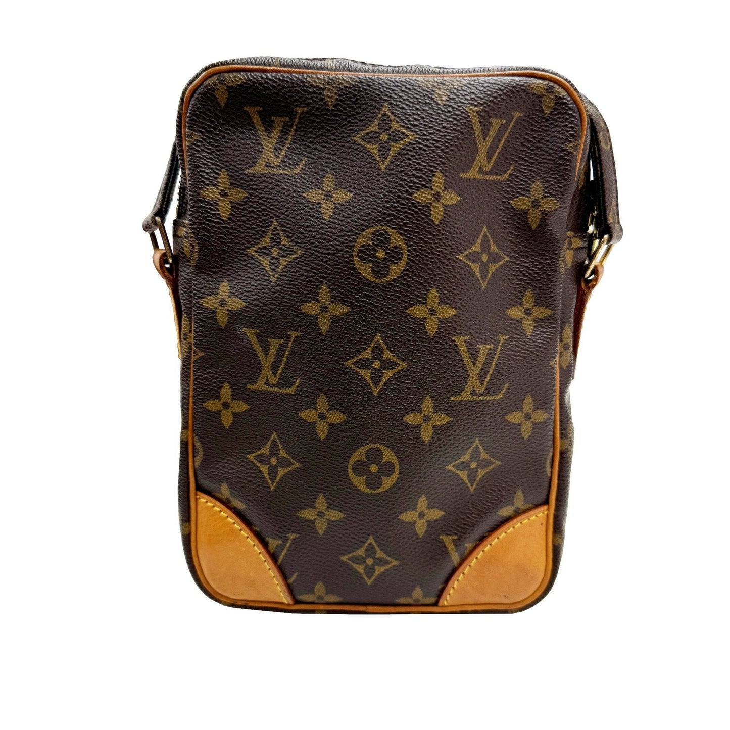 Louis Vuitton Brown Monogram Leather Pvc Shoulder Bag