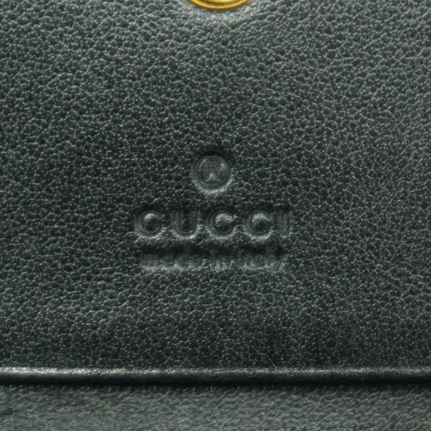 Gucci Black Leather Wallet (Bi-Fold)