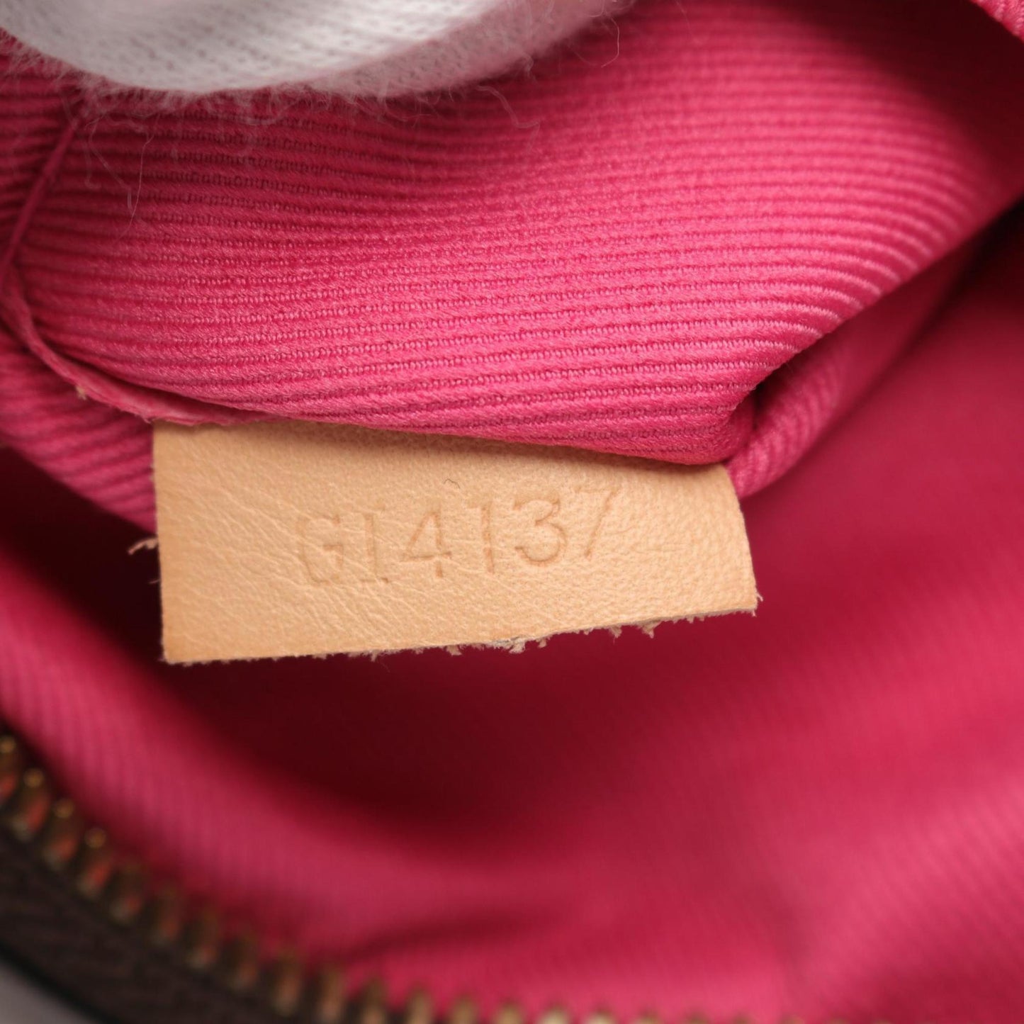 Louis Vuitton Brown Orange Pink Pvc Coated Canvas Leather Shoulder Bag